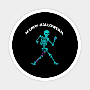 A Funny Colorful Holographic Dancing Skeleton Magnet